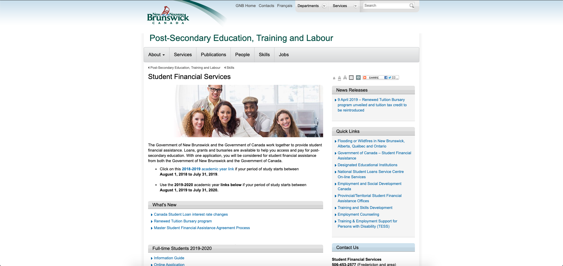 Student grants and loans