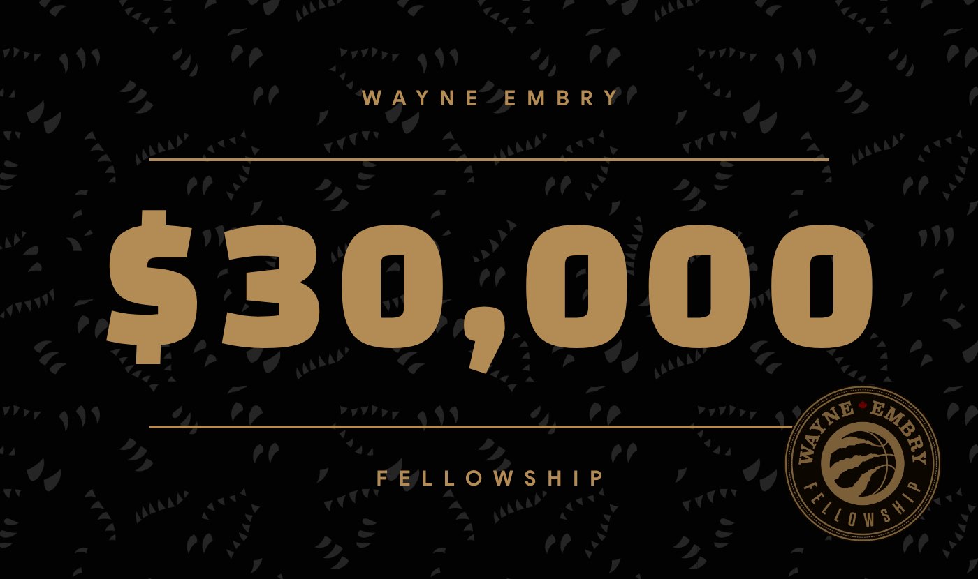 wayne embry fellowship, $30,000