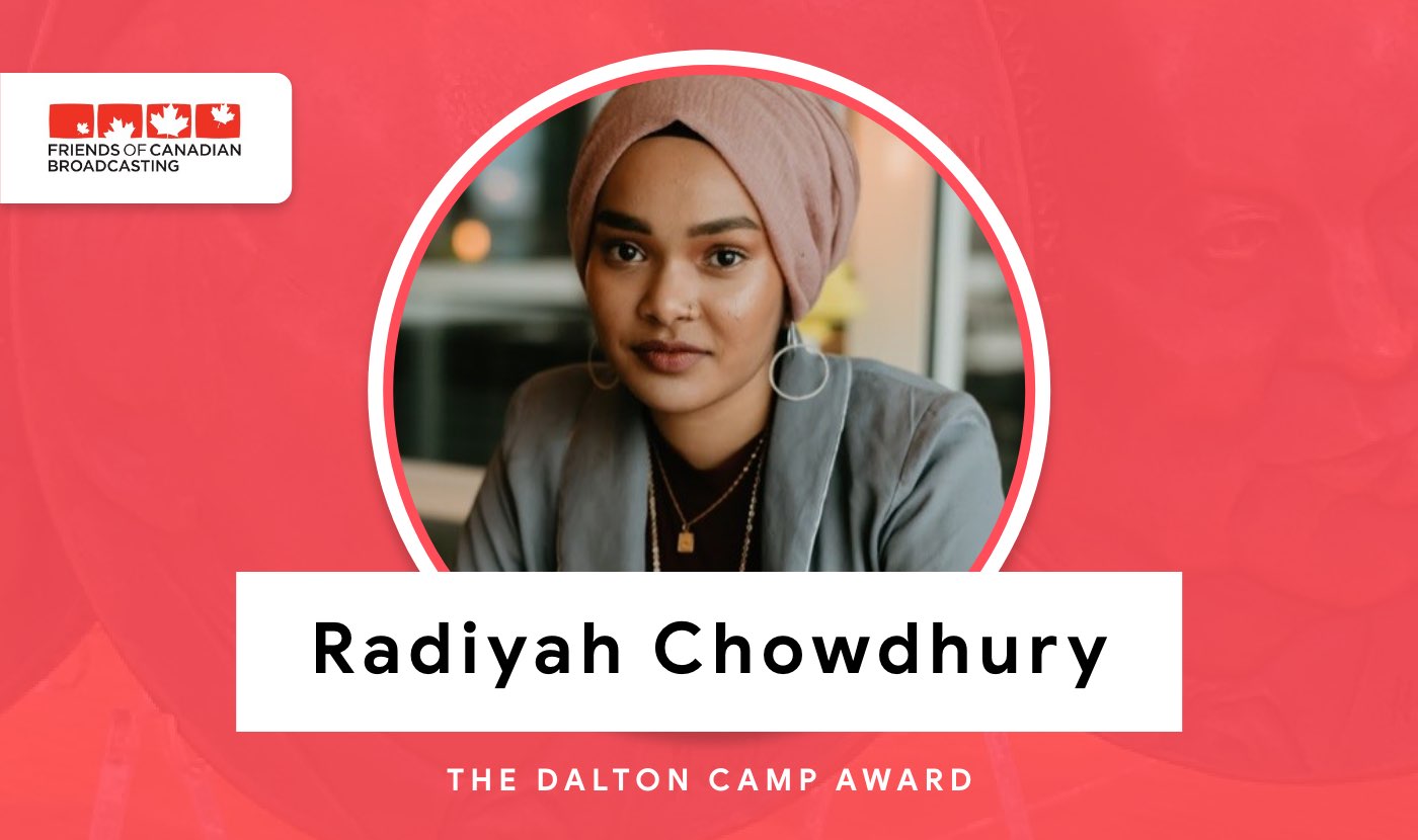 radiyah chowdhury dalton camp award winner